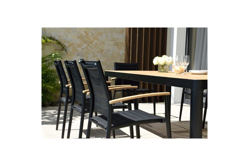 Udendørs møbelgruppe Lifestyle Garden Portals 209 cm 8 små carverstole - 8 små carverstole - Havemøbler - Udendørsgruppe - Havesæt