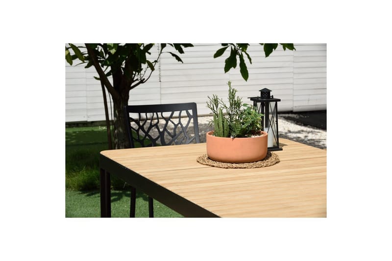 Udendørs møbelgruppe Lifestyle Garden Portals 161 cm 6 træskærer stole - 6 træskærer stole - Havemøbler - Udendørsgruppe - Havesæt