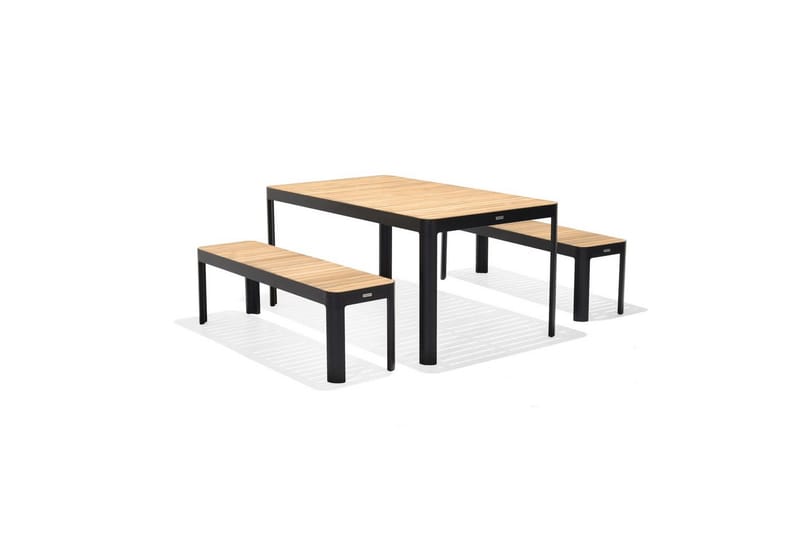 Udendørs møbelgruppe Lifestyle Garden Portals 161 cm 2 bænke, 2 bænke