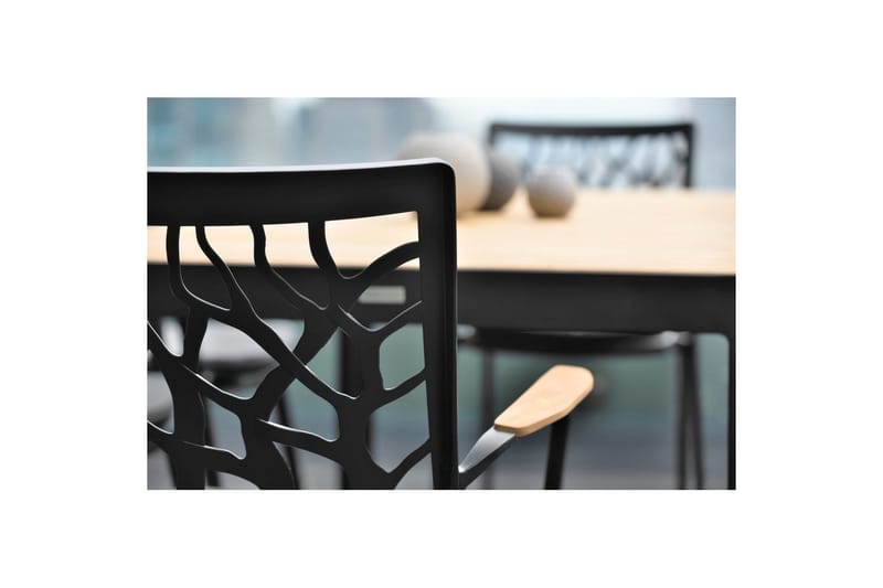 Udendørs møbelgruppe Lifestyle Garden Portals 161 cm 6 træskærer stole - 6 træskærer stole - Havemøbler - Udendørsgruppe - Havesæt