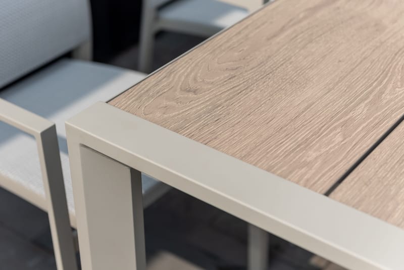 Urbanite Spisegruppe 205 cm 6 lænestole - Grå - Havemøbler - Udendørsgruppe - Havesæt