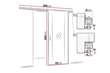 Cassidy Skydedør - Sort - Hus & renovering - Byggeri - Dørre & porte - Skydedøre