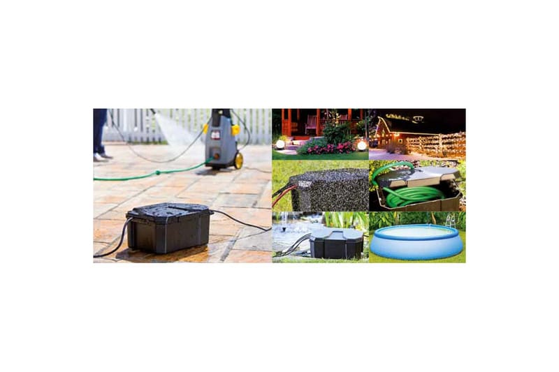 Garden Power Box Heissner - Hus & renovering - Byggeri - Dørre & porte - Dørlås & dørhåndtag - Låsekiste & låsehus