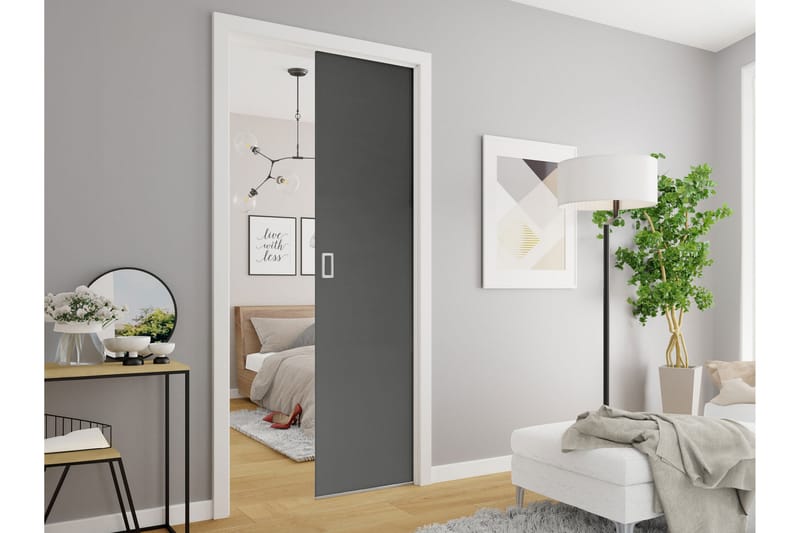Dianna Skydedør - Grå - Hus & renovering - Byggeri - Dørre & porte - Skydedøre