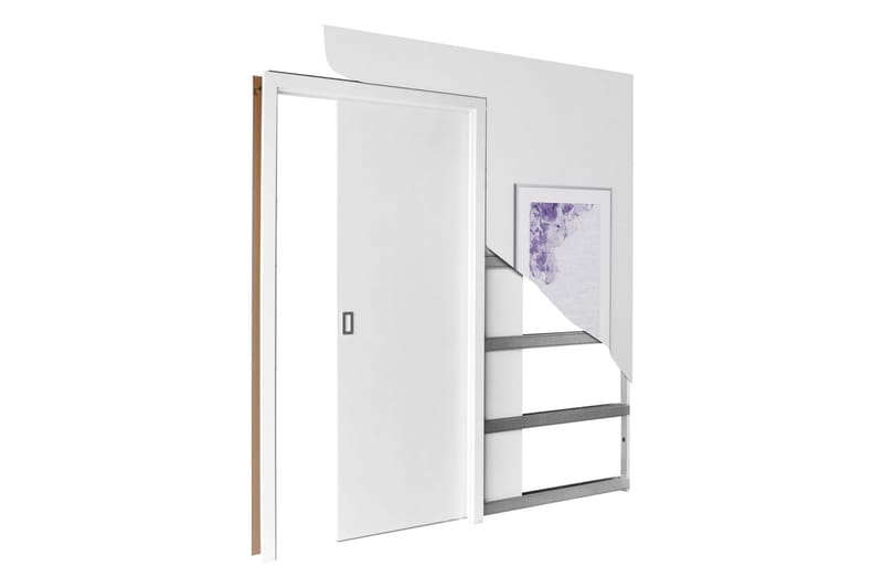 Dianna Skydedør - Hvid/Sort - Hus & renovering - Byggeri - Dørre & porte - Skydedøre