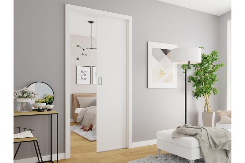 Dianna Skydedør - Hvid/Sort - Hus & renovering - Byggeri - Dørre & porte - Skydedøre