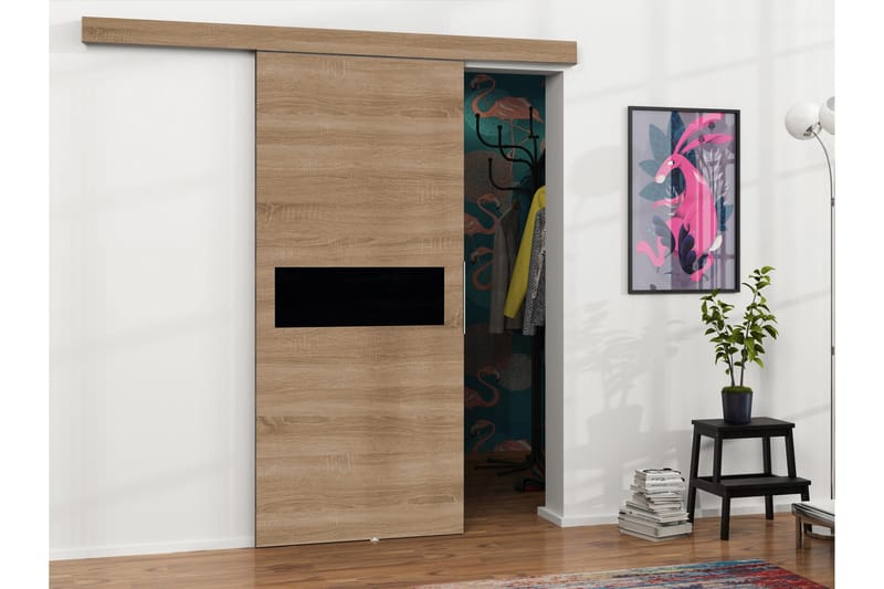 Doncaster Skydedør - Beige/Sort - Hus & renovering - Byggeri - Dørre & porte - Skydedøre