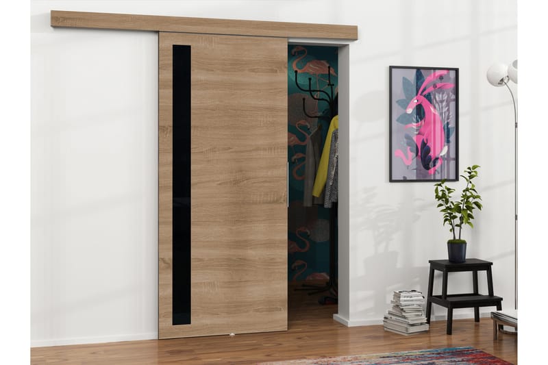 Doncaster Skydedør - Beige/Sort - Hus & renovering - Byggeri - Dørre & porte - Skydedøre