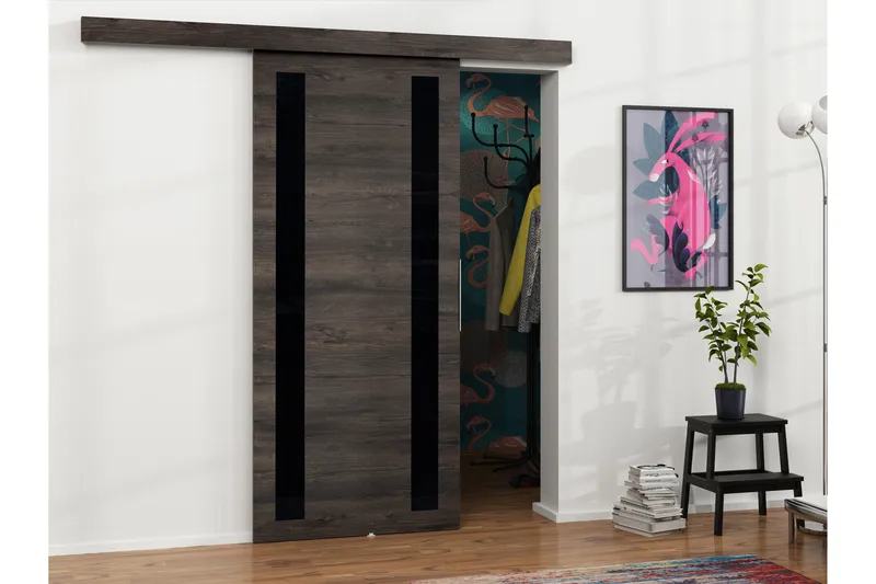 Doncaster Skydedør - Brun - Hus & renovering - Byggeri - Dørre & porte - Skydedøre