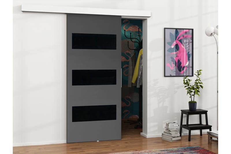 Doncaster Skydedør - Hvid/Grå/Sort - Hus & renovering - Byggeri - Dørre & porte - Skydedøre