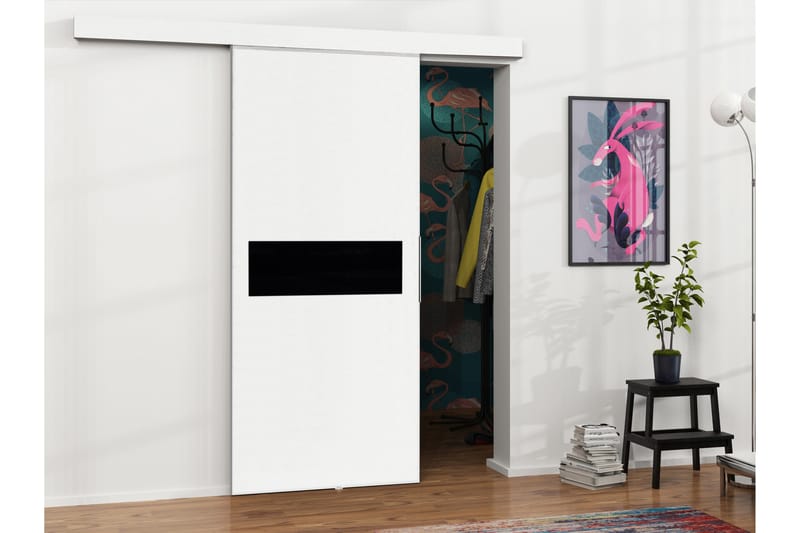 Doncaster Skydedør - Hvid/Sort - Hus & renovering - Byggeri - Dørre & porte - Skydedøre