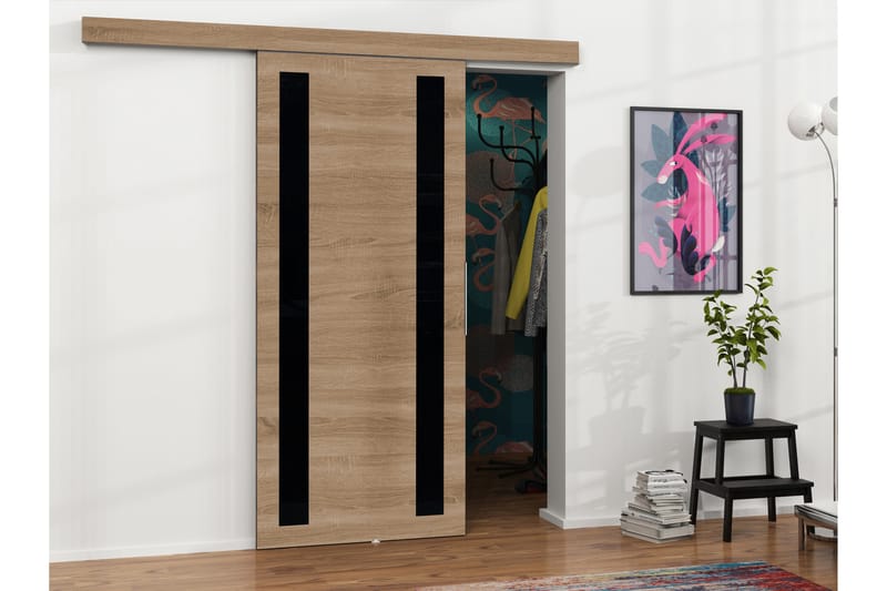 Doncaster Skydedør - Hvid/Sort - Hus & renovering - Byggeri - Dørre & porte - Skydedøre