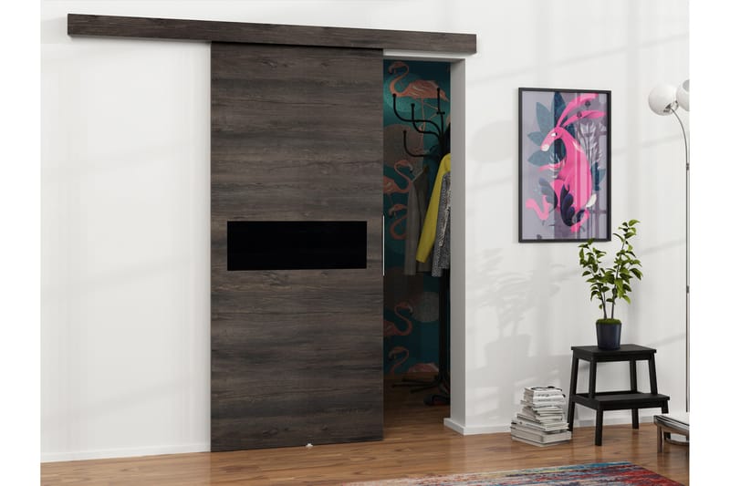 Doncaster Skydedør - Sort/Brun - Hus & renovering - Byggeri - Dørre & porte - Skydedøre