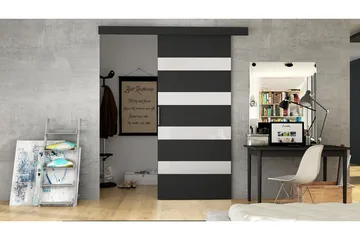 Granica Skydedør - Sort Og Hvid - Hus & renovering - Byggeri - Dørre & porte - Skydedøre
