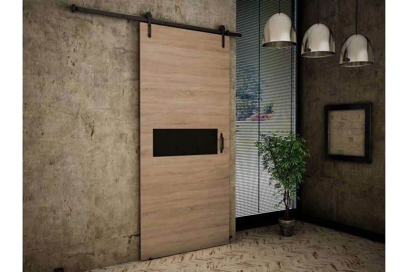 Retro Skydedør - Beige - Hus & renovering - Byggeri - Dørre & porte - Skydedøre