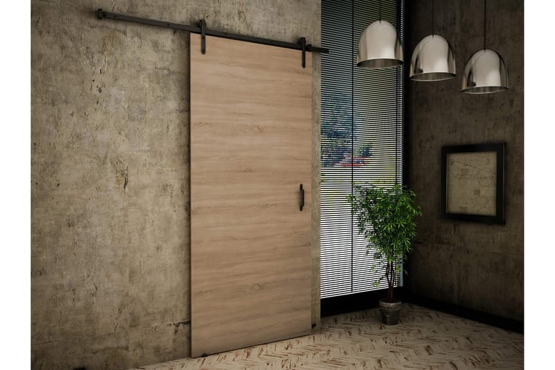 Retro Skydedør - Beige - Hus & renovering - Byggeri - Dørre & porte - Skydedøre