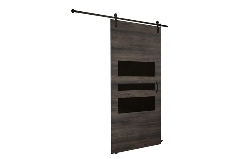 Retro Skydedør - Brun - Hus & renovering - Byggeri - Dørre & porte - Skydedøre