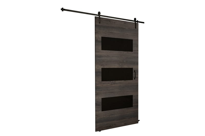 Retro Skydedør - Brun - Hus & renovering - Byggeri - Dørre & porte - Skydedøre