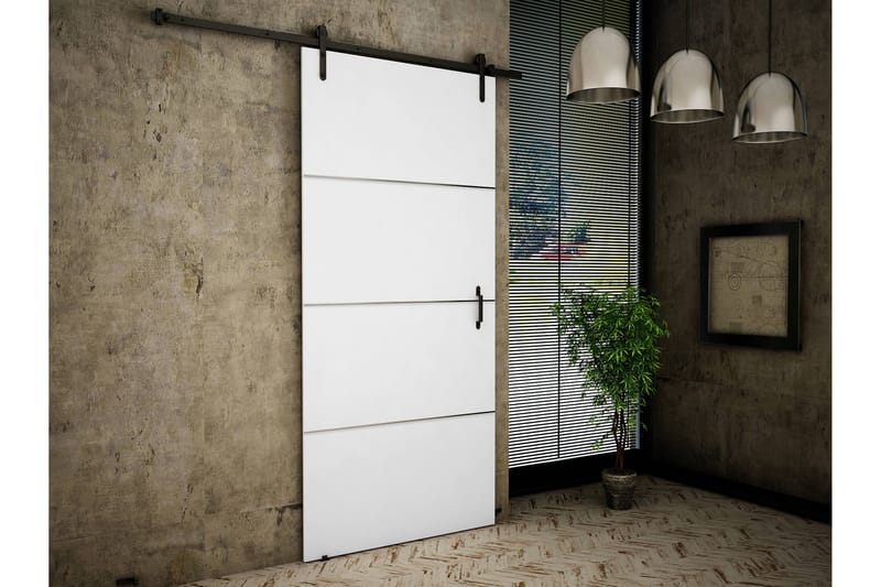 Retro Skydedør - Brun - Hus & renovering - Byggeri - Dørre & porte - Skydedøre