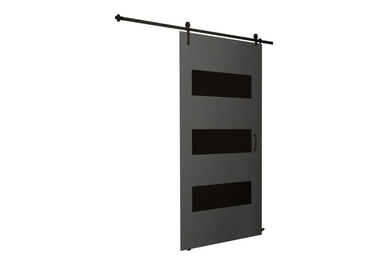 Retro Skydedør - Hvid/Brun - Hus & renovering - Byggeri - Dørre & porte - Skydedøre
