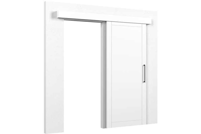 Simmy Skydedør 90x204 cm, Hvid