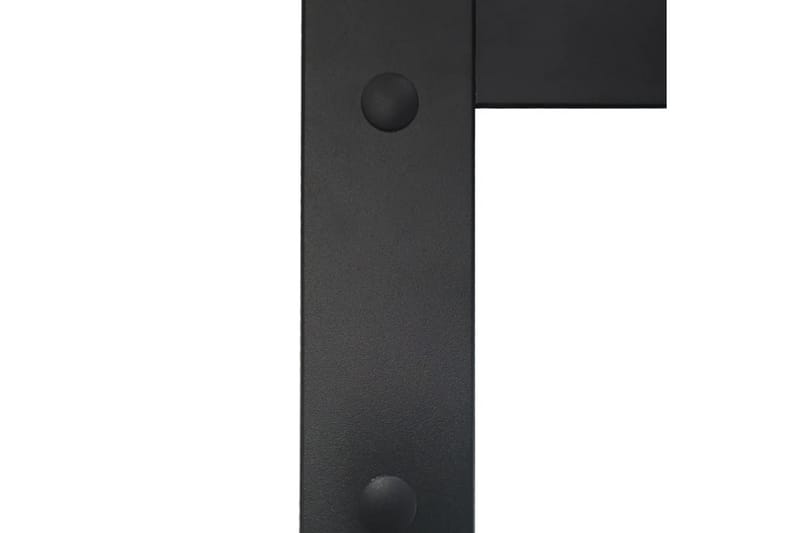 Skydedør 102,5x205 cm Aluminium Og Sikkerhedsglas Sort - Hus & renovering - Byggeri - Dørre & porte - Skydedøre