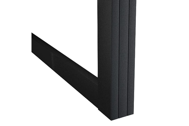 Skydedør 76x205 cm Aluminium Og Sikkerhedsglas Sort - Hus & renovering - Byggeri - Dørre & porte - Skydedøre