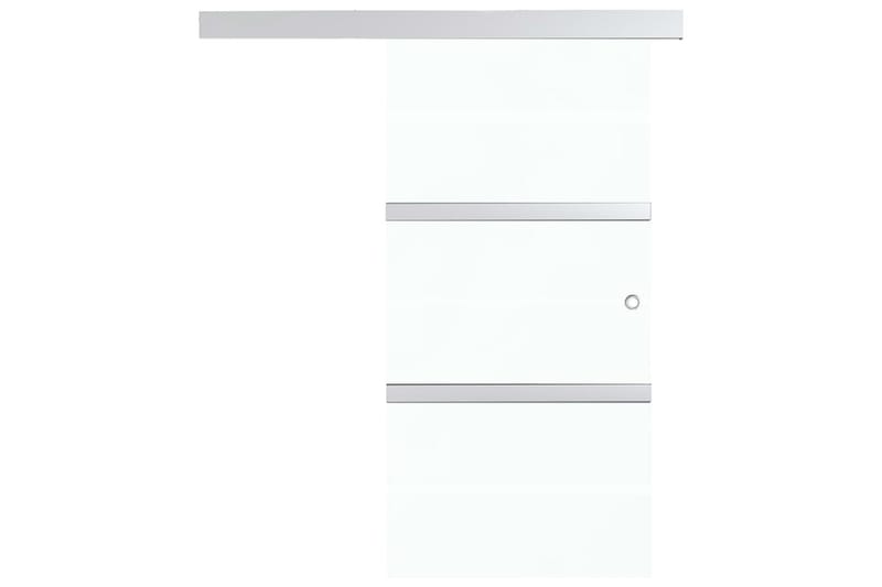 Skydedør Med Stop Sikkerhedsglas Og Aluminium 76x205 cm - Hus & renovering - Byggeri - Dørre & porte - Skydedøre
