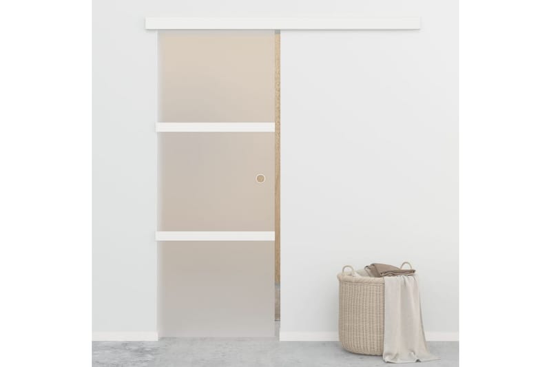 Skydedør Med Stop Sikkerhedsglas Og Aluminium 76x205 cm - Hus & renovering - Byggeri - Dørre & porte - Skydedøre