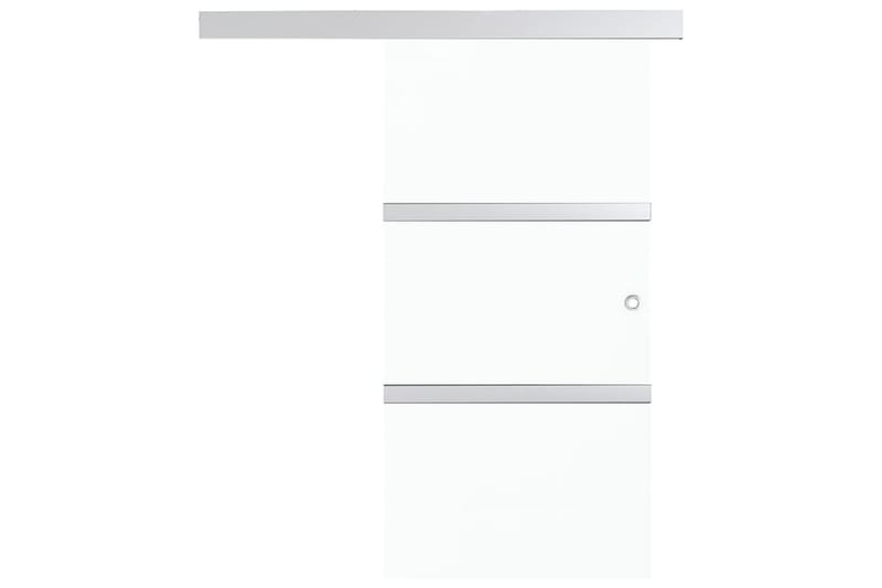 Skydedør Med Stop Sikkerhedsglas Og Aluminium 76x205 cm - Hus & renovering - Byggeri - Dørre & porte - Skydedøre