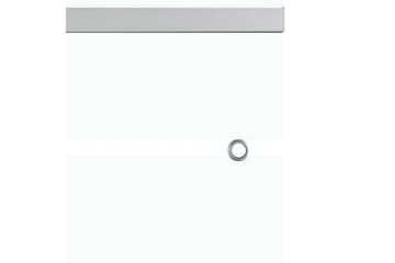 Skydedør Sikkerhedsglas Og Aluminium 76x205 cm Sølvfarvet - Hus & renovering - Byggeri - Dørre & porte - Skydedøre