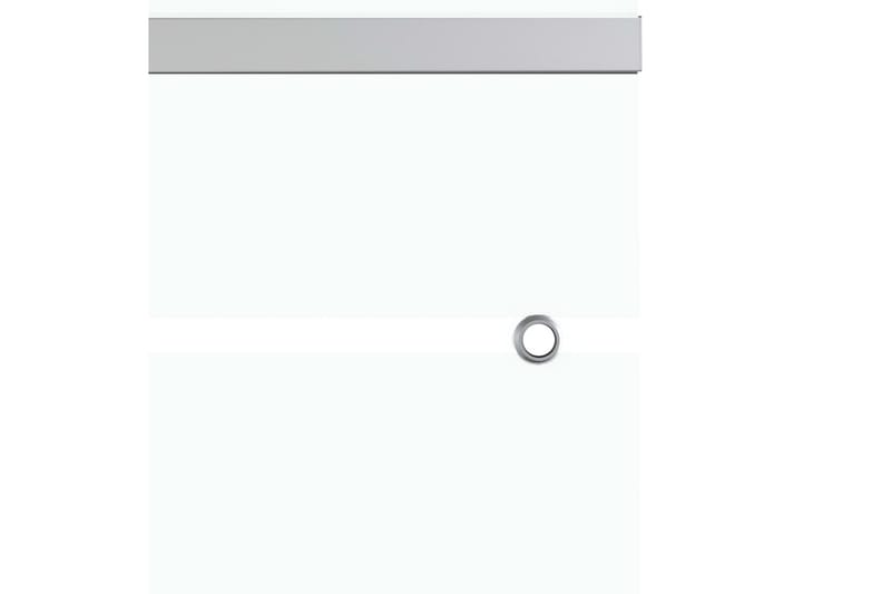 Skydedør Sikkerhedsglas Og Aluminium 90x205 cm Sølvfarvet - Hus & renovering - Byggeri - Dørre & porte - Skydedøre