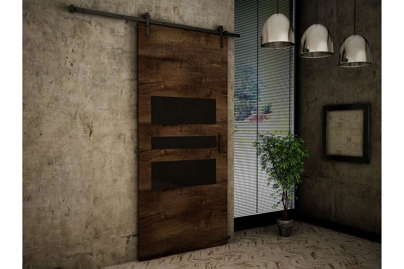 Retro dør 200x86x219 cm - Hus & renovering - Byggeri - Dørre & porte - Skydedøre