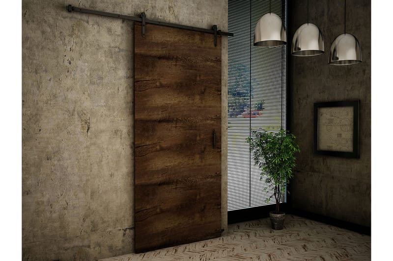 Retro dør 200x86x219 cm - Hus & renovering - Byggeri - Dørre & porte - Skydedøre