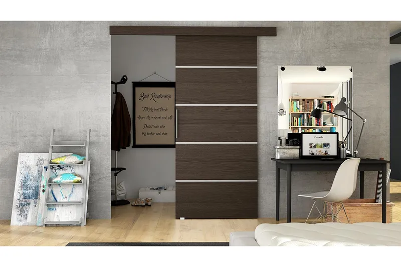 Skydedør - Hus & renovering - Byggeri - Dørre & porte - Skydedøre - Indvendig skydedør