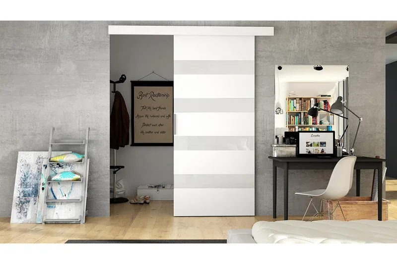 Skydedør - Hus & renovering - Byggeri - Dørre & porte - Skydedøre - Indvendig skydedør