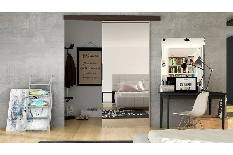 Skydedør - Hus & renovering - Byggeri - Dørre & porte - Skydedøre - Indvendig skydedør