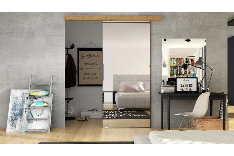 Skydedør - Hus & renovering - Byggeri - Dørre & porte - Skydedøre - Indvendig skydedør