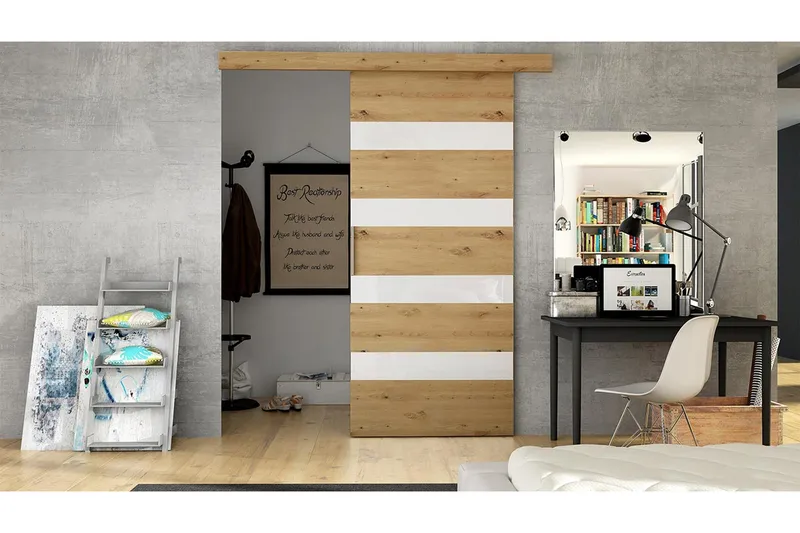 Skydedør - Hus & renovering - Byggeri - Dørre & porte - Skydedøre - Indvendig skydedør