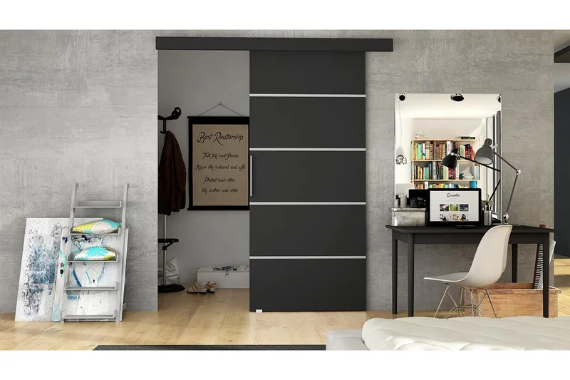 Skydedør - Hus & renovering - Byggeri - Dørre & porte - Skydedøre - Indvendig skydedør