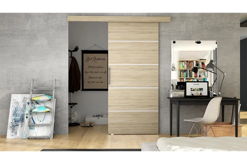 Skydedør - Hus & renovering - Byggeri - Dørre & porte - Skydedøre - Indvendig skydedør