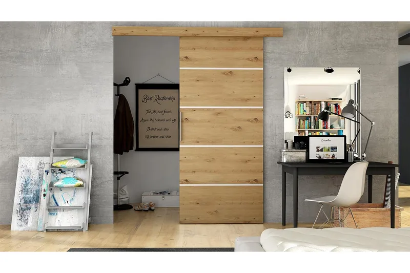 Skydedør - Hus & renovering - Byggeri - Dørre & porte - Skydedøre - Indvendig skydedør