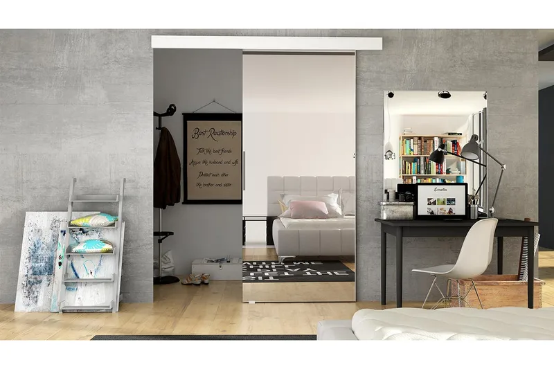 Skydedør - Hus & renovering - Byggeri - Dørre & porte - Skydedøre - Indvendig skydedør