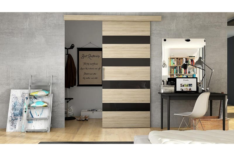 Skydedør - Hus & renovering - Byggeri - Dørre & porte - Skydedøre - Indvendig skydedør