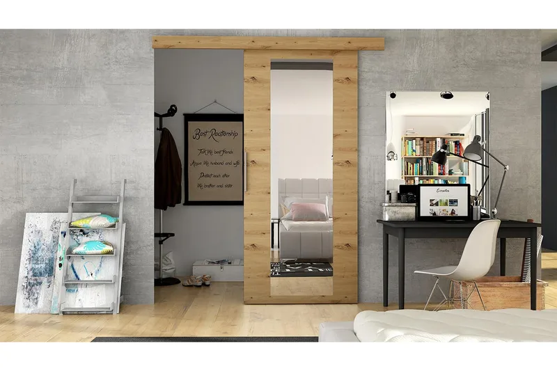 Skydedør - Hus & renovering - Byggeri - Dørre & porte - Skydedøre - Indvendig skydedør