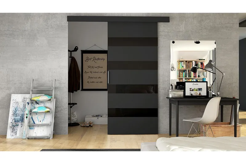 Skydedør - Hus & renovering - Byggeri - Dørre & porte - Skydedøre - Indvendig skydedør