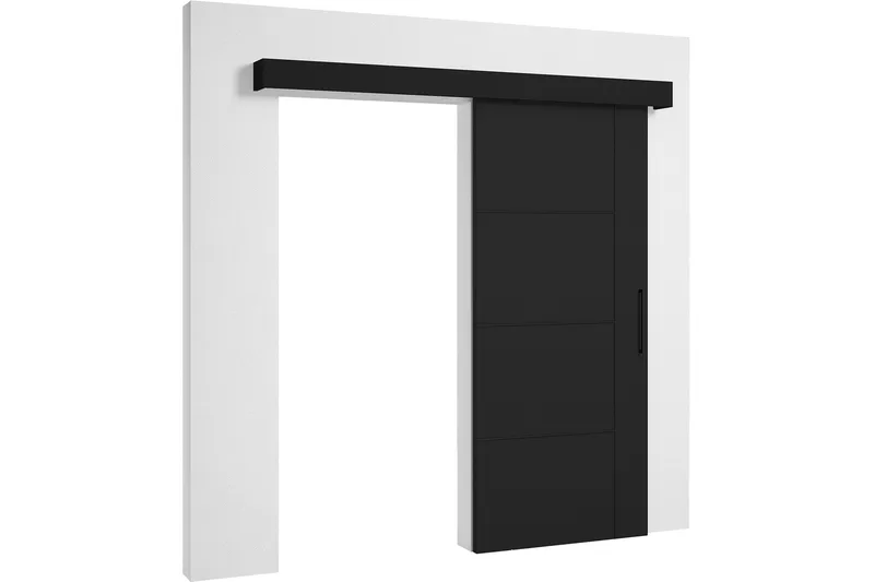 Takeya Skydedør 96,5x205 cm, Sort