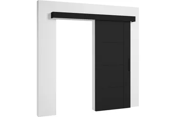 Takeya Skydedør 96,5x205 cm - Sort - Hus & renovering - Byggeri - Dørre & porte - Skydedøre