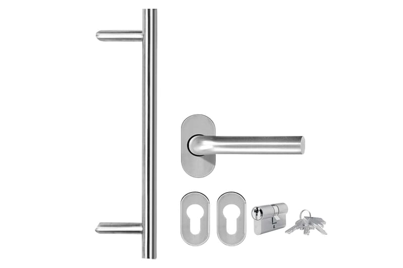 hoveddør 88x200 cm hvid - Hvid - Hus & renovering - Byggeri - Dørre & porte - Yderdør & hoveddør - Enkelt yderdør