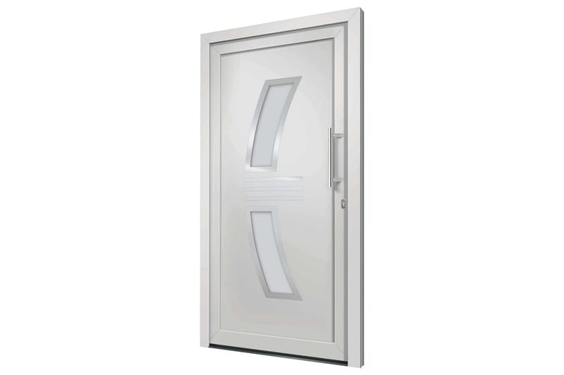 hoveddør 88x200 cm hvid - Hvid - Hus & renovering - Byggeri - Dørre & porte - Yderdør & hoveddør - Enkelt yderdør